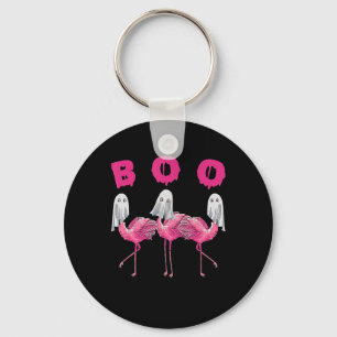 Flamingo   Ghost Flamingo Boo Halloween Costume Sleutelhanger