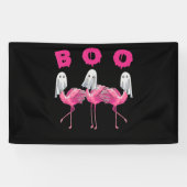 Flamingo | Ghost Flamingo Boo Halloween Costume Spandoek (Horizontaal)