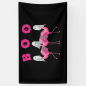 Flamingo | Ghost Flamingo Boo Halloween Costume Spandoek (Verticaal)