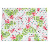 Flamingo Gift Bag Groot Cadeauzakje (Voorkant)