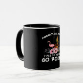 Flamingo Gift | Flamingo en koffie Mok (Voorkant links)