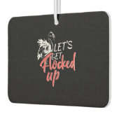 Flamingo Gift Luchtverfrisser (Links)