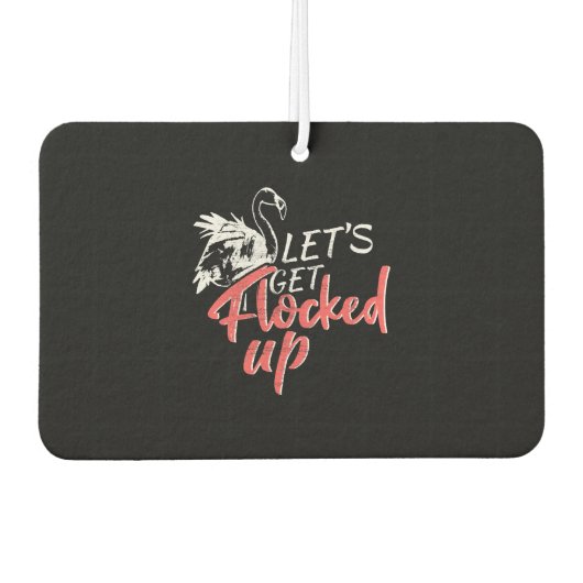 Flamingo Gift Luchtverfrisser (Voorkant)