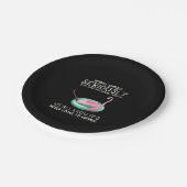 Flamingo Gift | Mensen moeten serieus Flamingo nem Papieren Bordje (Gekanteld)