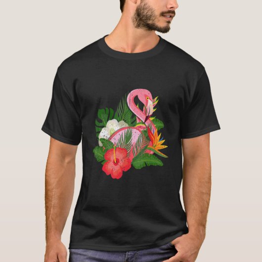 Flamingo Gift Sleep Shirt Nachtjurk voor meisjes P (Voorkant)