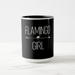 Flamingo Girl Gift for Women Bird Animal Wading Mok
