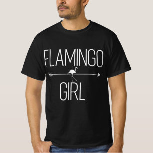 Flamingo Girl Gift for Women Bird Animal Wading T-shirt