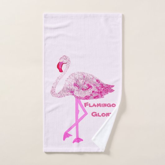 Flamingo Glory Bad Handdoek (Handdoek)