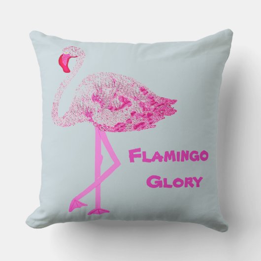 Flamingo Glory Kussen (Voorkant)