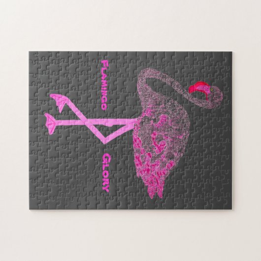 Flamingo Glory Legpuzzel (Horizontaal)