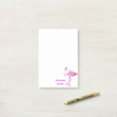 Flamingo Glory Post-It Notes (Op bureau)
