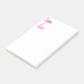 Flamingo Glory Post-it® Notes (Schuin)