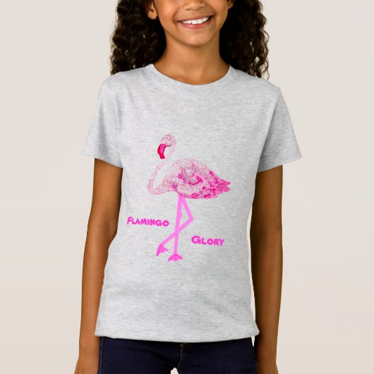 Flamingo Glory T-shirt (Voorkant)