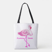 Flamingo Glory Tote Bag (Achterkant)