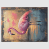 Flamingo Golden Sunset Paint Decoupage Tissuepapier (Voorkant)
