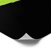 Flamingo Golfer op het groen Poster (Hoek)