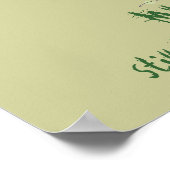 Flamingo Golfer poster (Hoek)