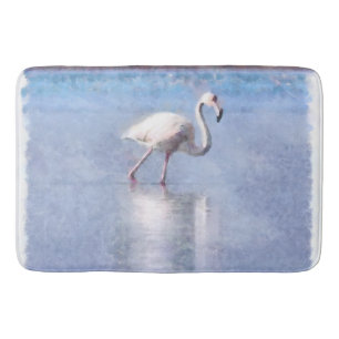 Flamingo Grace en Beauty Waterverf Badmat