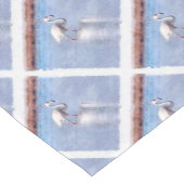 Flamingo Grace en Beauty Waterverf Korte Tafelloper (Hoek)