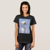 Flamingo Grace Has More Effect Than Beauty Waterco T-shirt (Voorkant volledig)