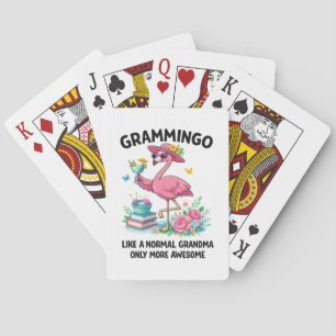 Flamingo Grammingo Als een Gewone Oma Maar Dan Mee Pokerkaarten