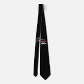 Flamingo Grammingo als een normale Grammy Gift Fun Stropdas (Achterkant)