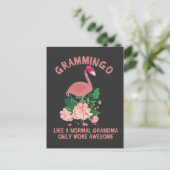 Flamingo Grandma als een normale oma Briefkaart (Staand voorkant)