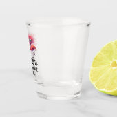Flamingo Grappig Gezicht voor Partij Shot Glas (Rechts)