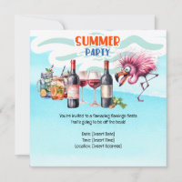 Flamingo Grappig Ontwerp voor partij