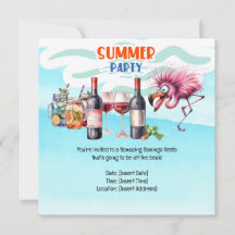 Flamingo Grappig Ontwerp voor partij