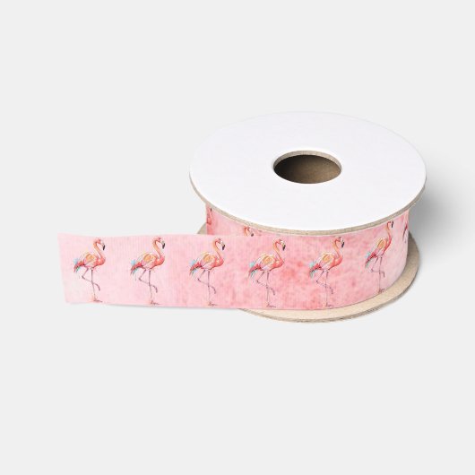 Flamingo Grosgrain Lint (Spoel)
