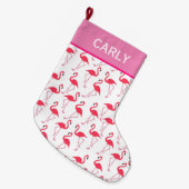 Flamingo Grote Kerstsok (Voorkant (Hangend))