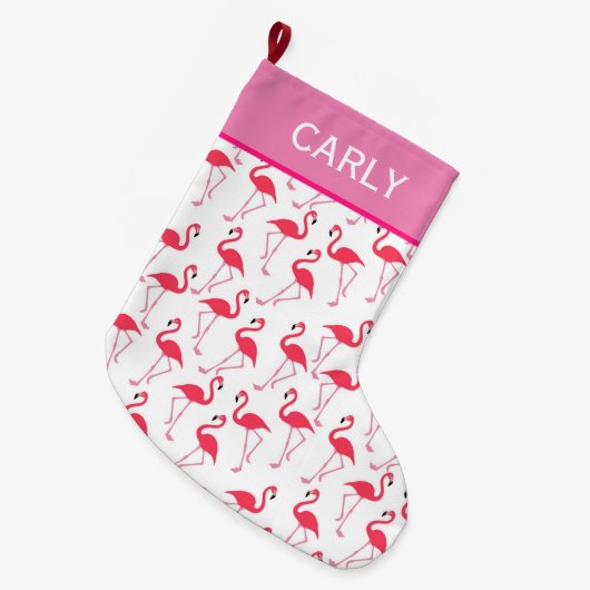 Flamingo Grote Kerstsok (Voorkant (Hangend))