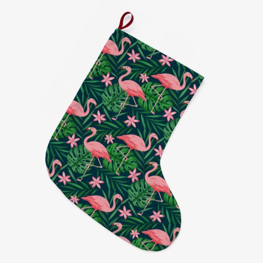 Flamingo Grote Kerstsok (Voorkant (Hangend))