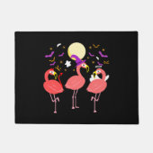 Flamingo Halloween Deurmat (Voorkant)