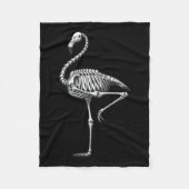 Flamingo Halloween Fleece Deken (Voorkant)