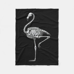 Flamingo Halloween Fleece Deken