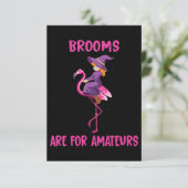 Flamingo Halloween pak Flamingoween Bedankkaart (Staand voorkant)