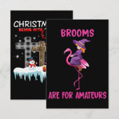 Flamingo Halloween pak Flamingoween Bedankkaart (Voorkant / Achterkant)