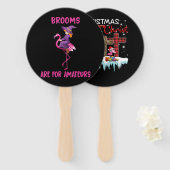 Flamingo Halloween pak Flamingoween Handwaaier (Voorkant en achterkant)