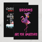 Flamingo Halloween pak Flamingoween Save The Date (Voorkant / Achterkant)