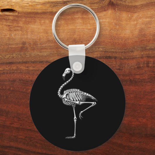 Flamingo Halloween Sleutelhanger (Voorkant)