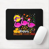 Flamingo Halloween Thanksgiving Christmas Hallowth Muismat (Met muis)