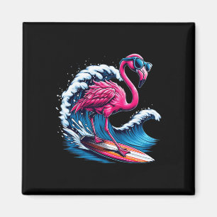 Flamingo Hawaïaanse Surfstrand Zomer Golf Magneet