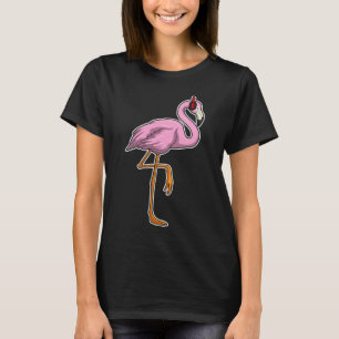 Flamingo Headphone Music T-shirt