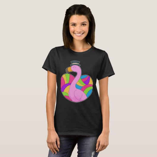Flamingo Heart T-shirt (Voorkant volledig)
