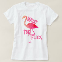 Flamingo heet roze geometrisch wat de kudde retro