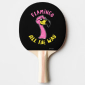 Flamingo helemaal tafeltennisbatje (Voorkant)