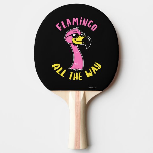 Flamingo helemaal tafeltennisbatje (Voorkant)