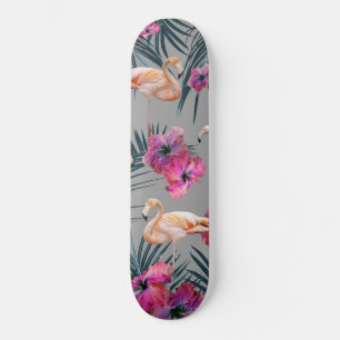 Flamingo Hibiscus Oerwoud Siesta #1 #tropical Persoonlijk Skateboard